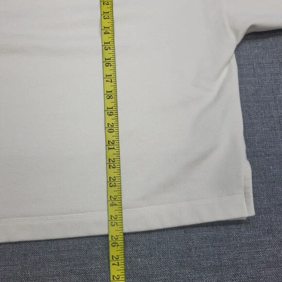 Puma Womens Sweatshirt XX-Large Size Off White Everyday Modern Pullover Top - Picture 3 of 11